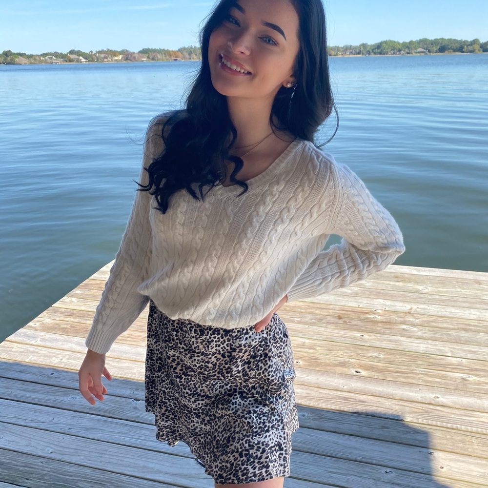 Cheetah Print Skirt